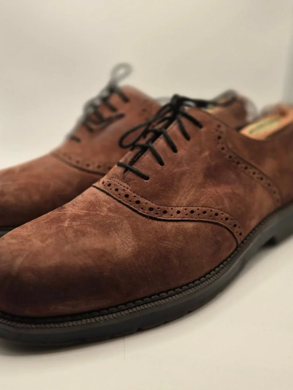 Rockport Brown Leather Oxford Shoes Size 10.5